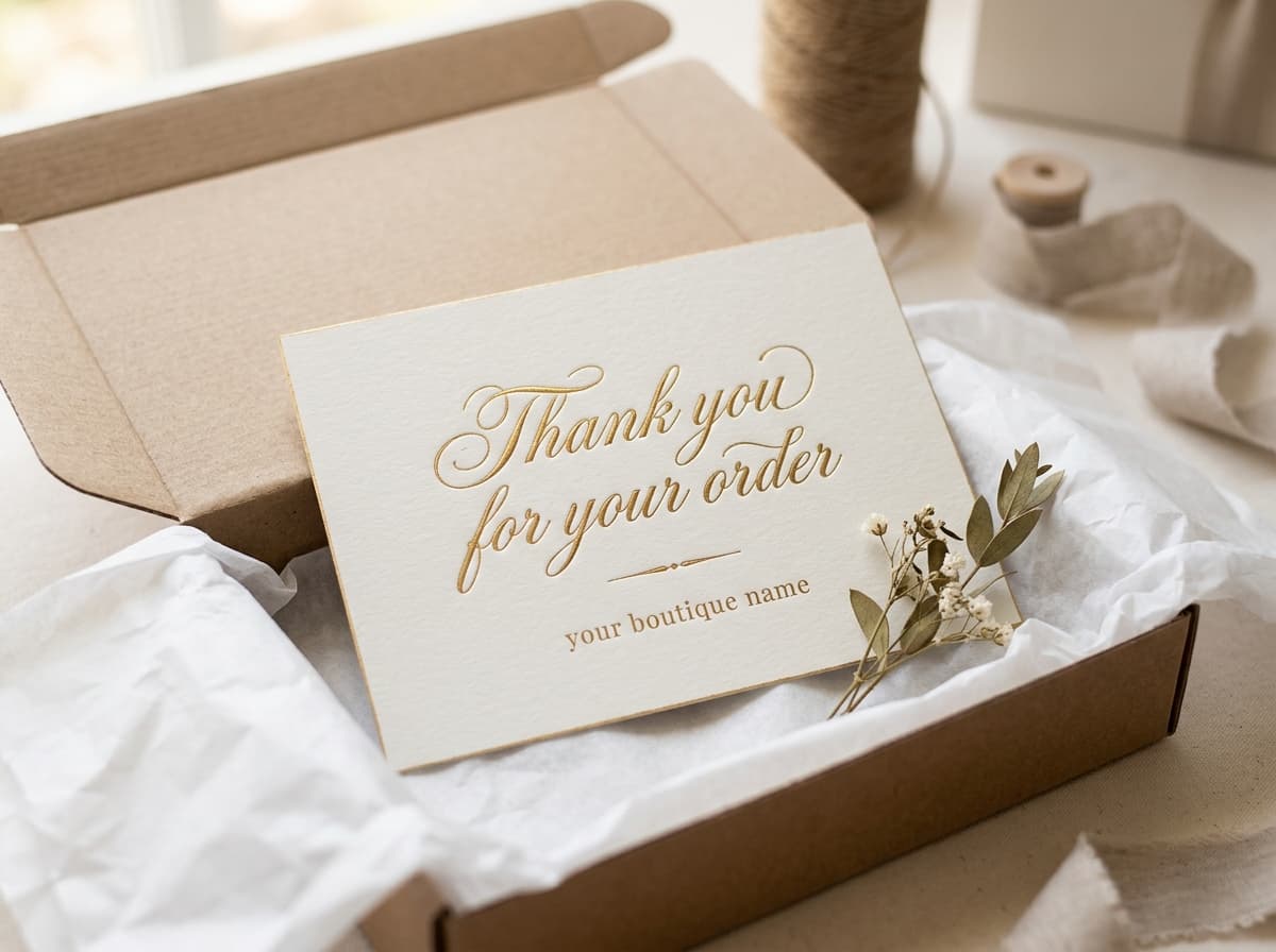 Boutique Thank You Cards